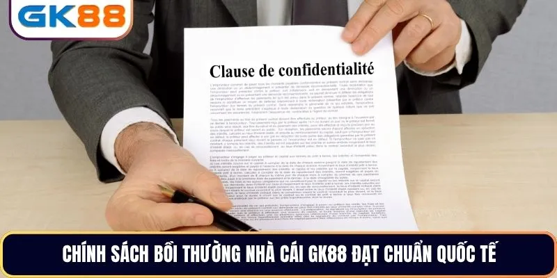 Chính sách bồi thường nhà cái GK88 đạt chuẩn quốc tế